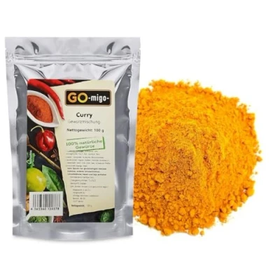 Abbildung von 100g Curry Indisch Pulver Mild Currypulver Aromatisch Top Qualität 0,1kg