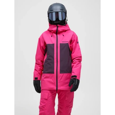 Abbildung von Peak Performance Women Edge Insulated Jacket Damen Ski jacke Beetroot Purple M