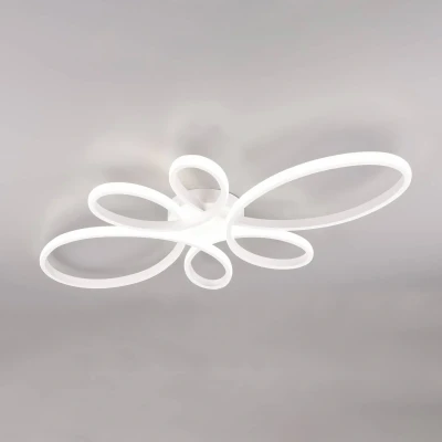 Abbildung von LED Deckenleuchte Fly, weiß matt, 4.000 K, 83 cm x 45