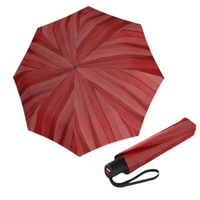 Abbildung von Knirps A.200 Duomatic Regenschirm mit automatischem Öffnen und Schließen, kompakter, winddichter für Regen, robuster Reise Erwachsene, 97 cm Durchmesser, einziehbarer