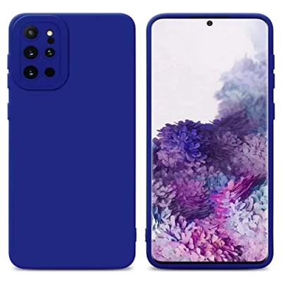 Abbildung von Cadorabo Hülle kompatibel mit Samsung Galaxy S20 Plus Schutzhülle TPU Silikon Case Liquid Design Kameraschutz Slim Kratzfest Weiche Gummi Rundumschutz für in Blau