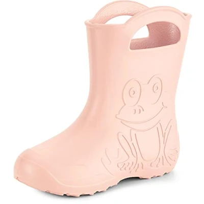 Abbildung von Ladeheid EVA Regenschuhe für Frauen LA CA 09 Gummistiefel Damen federleichte Gartenschuhe mit Griffen