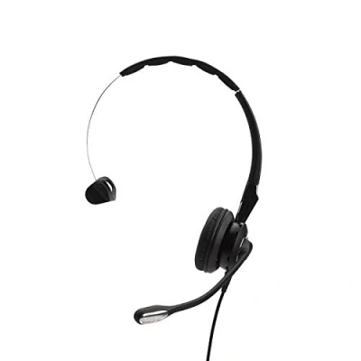 Abbildung von Jabra Biz 2400 II USB A CC UC On Ear Mono Headset Unified Communications optimierter Noise Cancelling Kabel Kopfhörer mit HD Voice und programmierbarer Bedieneinheit
