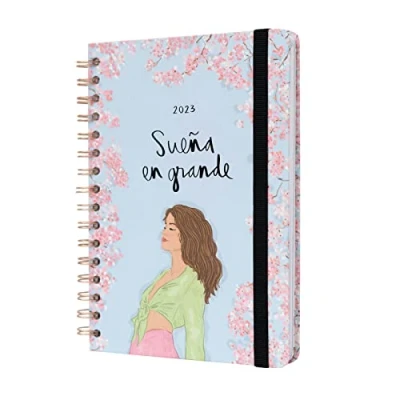 Abbildung von Grupo Erik Terminkalender 2023 Ana Marin Terminplaner A5 Format Kalender Wochenplaner Personal Organizer auf Spanisch FSC zertifiziert