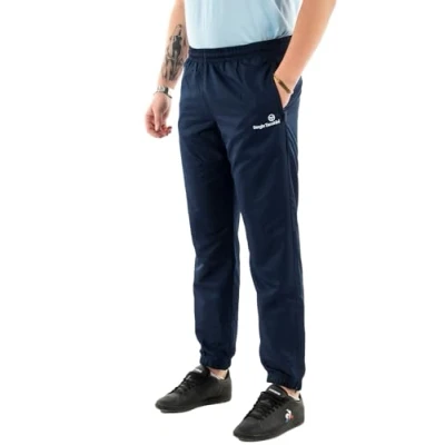 Abbildung von Sergio Tacchini Carson Jogginghose, Herren, Größe: Medium, Dunkelblau weiß