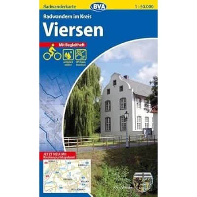 Abbildung von Radwanderkarte BVA Radwandern im Kreis Viersen 1:50.000, reiß und wetterfest, GPS Tracks Download: mit Begleitheft (Radwanderkarte 1:50.000)