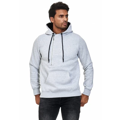 Abbildung von Streetwear Kapuzen Sweatshirt mit 1/2 Zipper