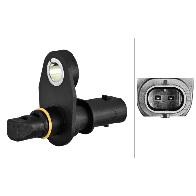 Abbildung von HELLA 6PU 358 217 061 ABS Sensor Hallsensor 2 MERCEDES BENZ: Sprinter 3.5 t Kastenwagen, Pritsche / Fahrgestell, Tourer