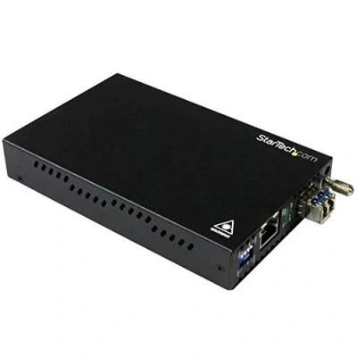 Abbildung von StarTech.com Gigabit Ethernet Kupfer auf LWL Medienkonverter, SM LC, 20 Km, GbE Konverter