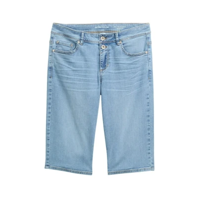 Abbildung von TOM Tailor Bermuda Jeans Shorts, Damen, Größe: 30, Clean light stone blue denim