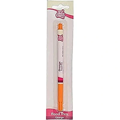 Abbildung von FunCakes Food Pen Orange: Lebensmittelfarbe Stifte, flexible Spitze für dicke und dünne Linien, Essbarer Stift Kekse , Kuchen, Fondant mehr, ideal zum Personalisieren, Halal zertifiziert