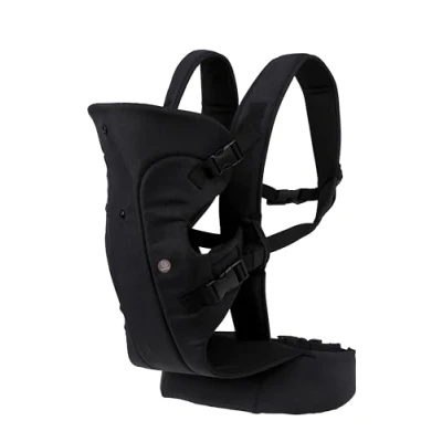 Abbildung von Ergonomische 3in1 Babytrage schwarz, bis 15 Kg, Komfortable verstellbarer Gurt