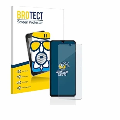 Abbildung von BROTECT Entspiegelungs Schutzglas für Samsung Galaxy A41 Schutz Folie Panzerfolie Glas Matt [Extrem Kratzfest 9H, Anti Reflex, Fingerprint]