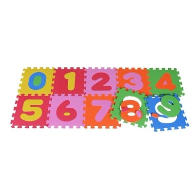 Abbildung von Knorrtoys® Puzzle Zahlen, 10 Puzzleteile, Puzzlematte, Bodenpuzzle
