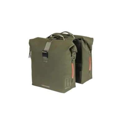 Abbildung von Doppelpacktasche Basil SoHo Nordlicht 41 Liter 31 X 13 37 Cm Pastelgrün