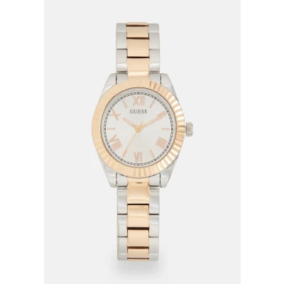 Abbildung von Guess MINI LUNA Uhr gold/silvercoloured, Damen, Größe: One Size, Gold/silver coloured