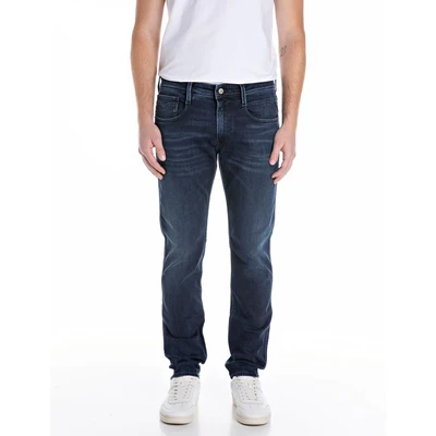 Abbildung von Replay Anbass Pants Jeans Slim Fit, Herren, Größe: 33x32, Dark blue