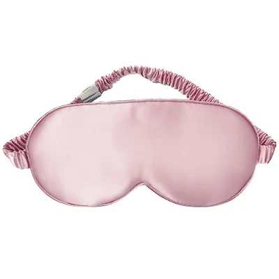 Abbildung von YUNCHI 100% Schlafmaske Seide Damen Herren Bequem Bio Satin Schlafbrille Silk Sleeping Eye Mask Augenmaske 19 Momme Reine Maulbeerseide Stoff Augenbinde Zum Schlafen Set mit Ohrstöpseln (Rosa)