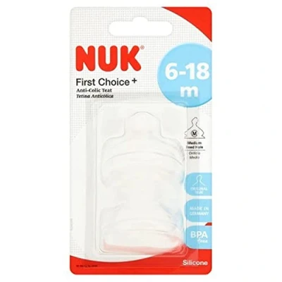 Abbildung von Nuk First Choice + Silikonsauger für Flasche 6 18m 2 Stück