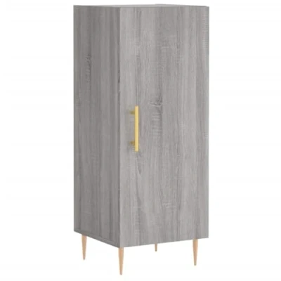 Abbildung von vidaXL Sideboard Grau Sonoma 34,5x34x90 cm Holzwerkstoff (1 St)