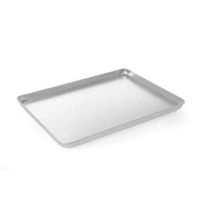 Abbildung von HENDI Auslageplatte, Vitrinenblech, Sandwichplatte, 400x300x(H)20mm, Aluminium, Silber