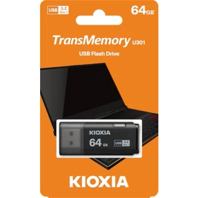 Abbildung von KIOXIA TransMemory U301 64GB USB Stick schwarz
