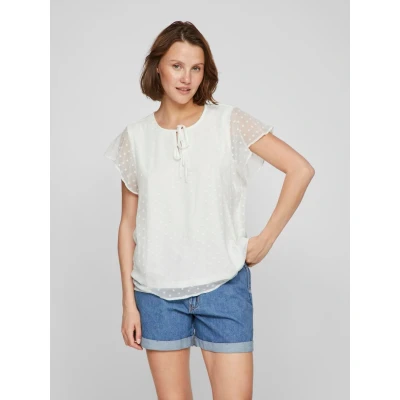 Abbildung von VILA Bluse, Damen, Größe: 34, Snow white