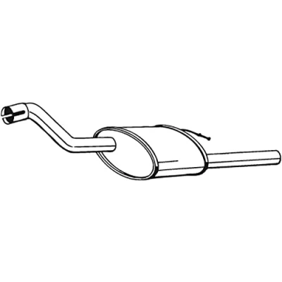 Abbildung von BOSAL 154 331 Endschalldämpfer FORD: Focus Mk1 Kombi, Kasten / Kombi