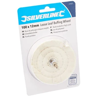Abbildung von Silverline 675223 Schwabbelscheibe 100 x 12 mm