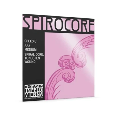 Abbildung von Thomastik Spirocore s 33 Set Saiten für Cello 4/4 Wolfram Medium