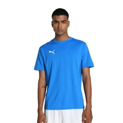 Abbildung von Puma Fussball Teamsport Teamgoal Sport Tshirt, Herren, Größe: XL, Hellblauweissdunkelblau