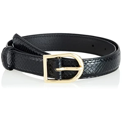 Abbildung von Pieces Women&#039;s PCMERLE Jeans Belt Gürtel, Schwarz, 85