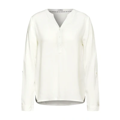 Abbildung von Cecil MIT TURN UP Bluse, Damen, Größe: XXL, Weiß