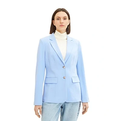Abbildung von TOM Tailor Farbiger Blazer, Damen, Größe: 38, Dreamy blue