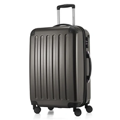 Abbildung von HAUPTSTADTKOFFER Alex 4 Doppel Rollen Hartschalen Koffer Trolley Rollkoffer Reisekoffer, 65 cm, 74 L, Graphit