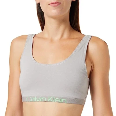 Abbildung von Calvin Klein Underwear Unlined Bralette Bustier, Damen, Größe: Small, Satellite/green flash