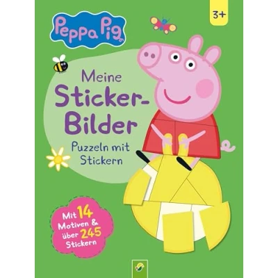 Abbildung von Peppa Pig Meine Sticker Bilder. Puzzeln Mit Stickern: 14 Motiven und über 245 Stickern. Für Wutz Fans ab 3 Jahren
