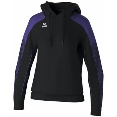 Abbildung von Erima Damen EVO STAR Kapuzenpullover (1072429), schwarz/ultra violet, 38