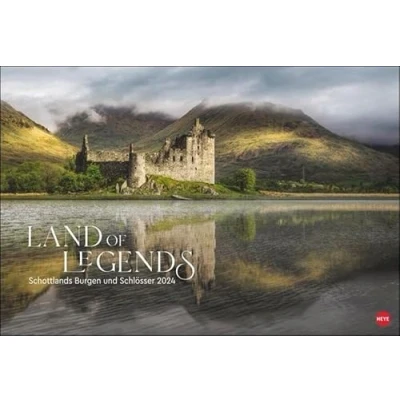 Abbildung von Land of Legends Kalender 2024. Ein Wandkalender im Großformat, der Schottland in seiner wilden Schönheit zeigt. Großer Fotokalender voll ... Schlösser.: Schottlands Burgen und Schlösser