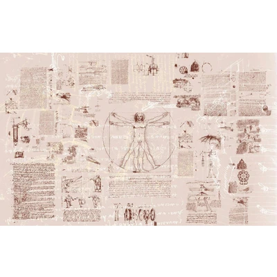 Abbildung von Komar Vliestapete &quot;Da Vinci&quot;, 400x250 cm (Breite x Höhe)