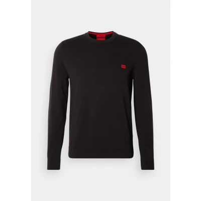 Abbildung von HUGO SAN Cassius Strickpullover, Herren, Größe: Small, Black