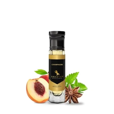 Abbildung von Arabian Opulence FR75 CHAMPAGNE Roll on Parfümöl Konzentriertes Parfüm Körperöl Langanhaltendes auf Ölbasis für Frauen Reisegröße Alkoholfreies weiches Flasche (6ml)
