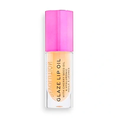 Abbildung von Makeup Revolution Glaze LIP OIL Getaway Lippenbalsam, Größe: 4.6 ml, White