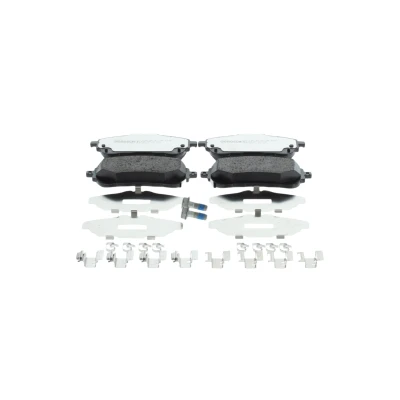 Abbildung von BOSCH 0 986 460 149 Bremsbelagsatz Low Metallic mit integriertem Verschleißwarnkontakt TOYOTA: Corolla XII Kombi, Schrägheck
