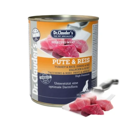 Abbildung von Dr.Clauder‘s Selected Meat Pute &amp; Reis 800g