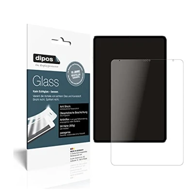 Abbildung von dipos I 2X Displayschutz matt kompatibel mit Apple iPad Pro 11 Zoll (3.Gen 2021) Schutzfolie 9H Anti Shock