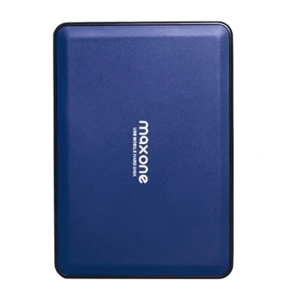Abbildung von Maxone Externe Festplatte Tragbare 320GB 2,5Zoll USB 3.0 Backups HDD für TV,PC,Mac,MacBook, Chromebook, Xbox One, Wii u,PS4, Laptop,Desktop,Windows (320GB, Blue)