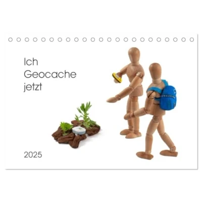Abbildung von Ich Geocache jetzt (Tischkalender 2025 DIN A5 quer), CALVENDO Monatskalender