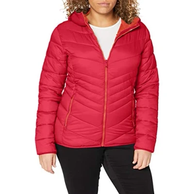 Abbildung von CMP Damenjacke mit fester Kapuze, Magenta, D38