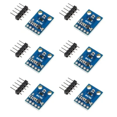 Abbildung von 6 Pcs GY 302 BH1750 BH1750FVI Digitale Lichtintensität Licht Helligkeit Sensor Beleuchtungsmodul 3V 5V Power für AVR Arduino